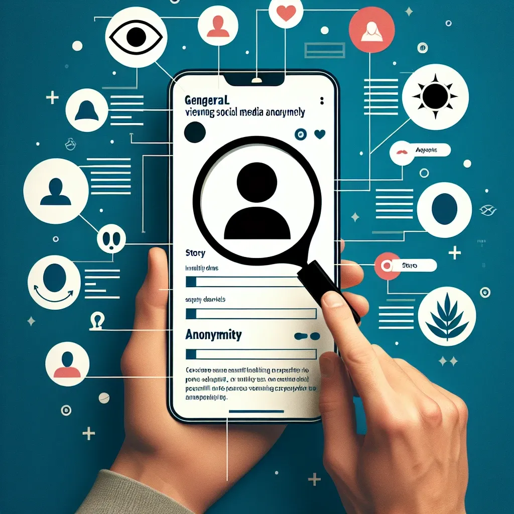 "Ilustrasi cara menggunakan Instagram Story Viewer untuk melihat cerita secara anonim tanpa mengungkap identitas pengguna."