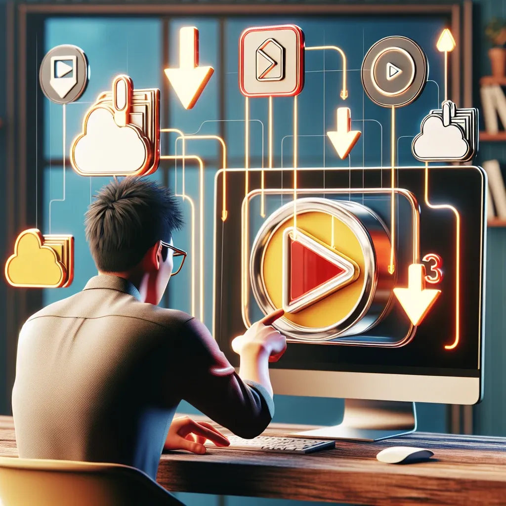 Alt text: "Panduan langkah demi langkah untuk mengunduh video YouTube dengan mudah, menampilkan langkah-langkah yang jelas dan elemen visual terkait di artikel Cara Mudah Download Video YouTube."