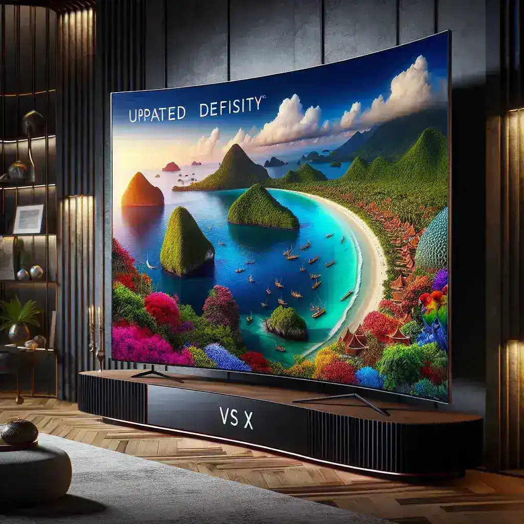 "Televisores Bravia de Sony con Dolby Vision en exhibición, mostrando la calidad de imagen mejorada en Indonesia"